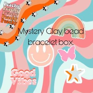Mystery clay bead bracelet box.
